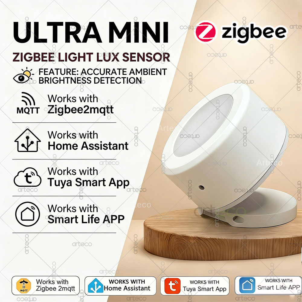 Home Automation Technology - Ultra Mini Zigbee Lichtsensor Beleuchtungsstärkedetektor Lux