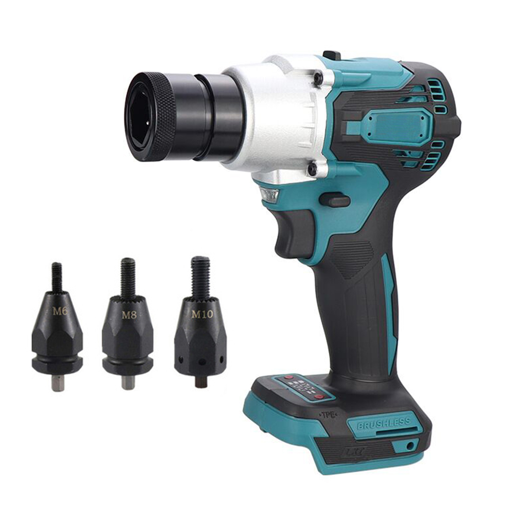 Home Automation Diy - Elektrische Nietpistole, bürstenloses Nietmutter-Maschinen-Set mit Nietköpfen,