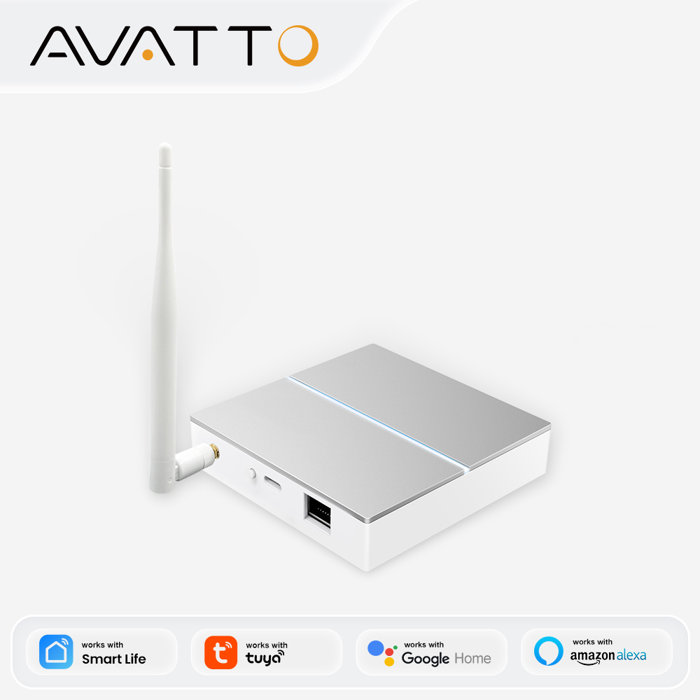 Home Automation Technology - AVATTO Tuya ZigBee Gateway mit Antenne