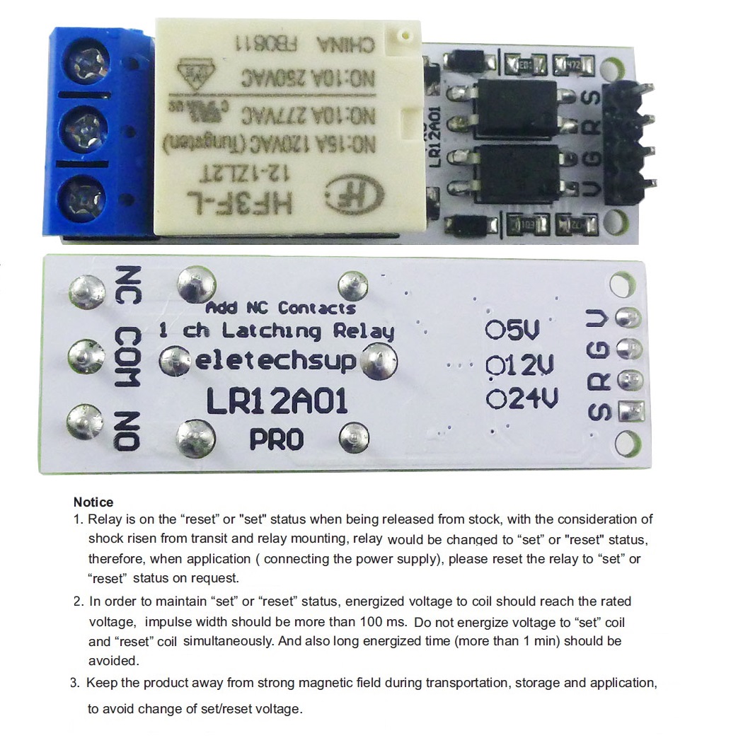 Shelly Relay Module - ESP32-kompatibles 5V 12V 24V magnetisches Rastrelaismodul