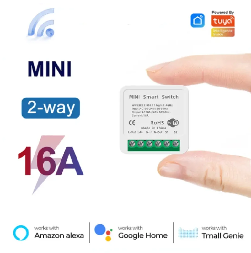 Tuya mini 16a wifi schalter sm – Home Automation Technology Bewertung und Preis