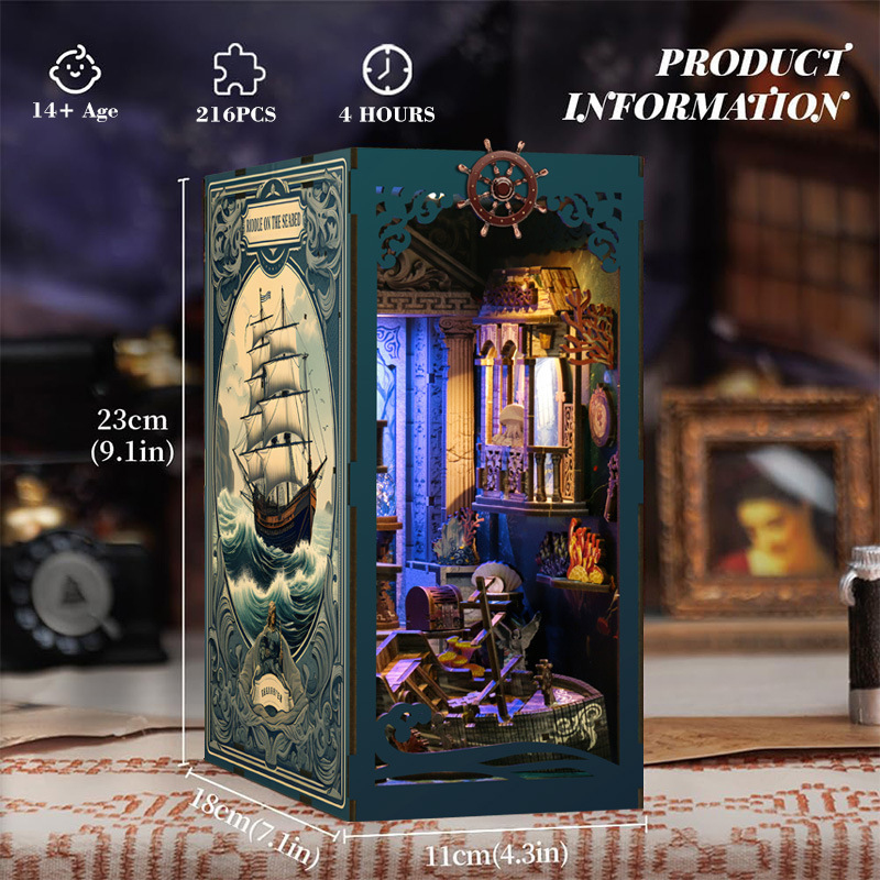 3D Holz DIY Buchstützen-Puzzle – Home Automation Diy Kit Bewertung und Preis