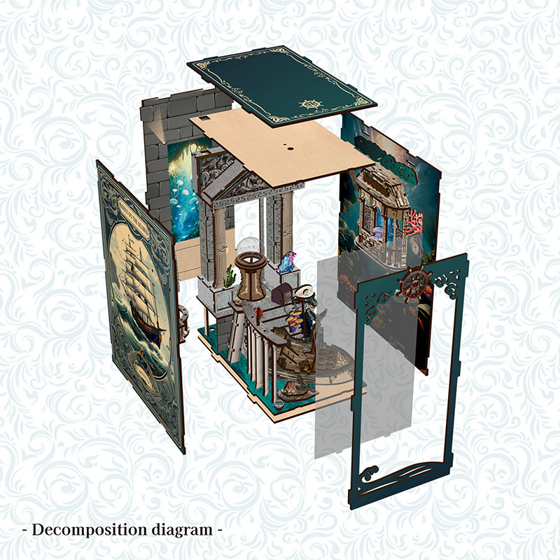 3D Holz DIY Buchstützen-Puzzle – Home Automation Diy Kit Bewertung und Preis