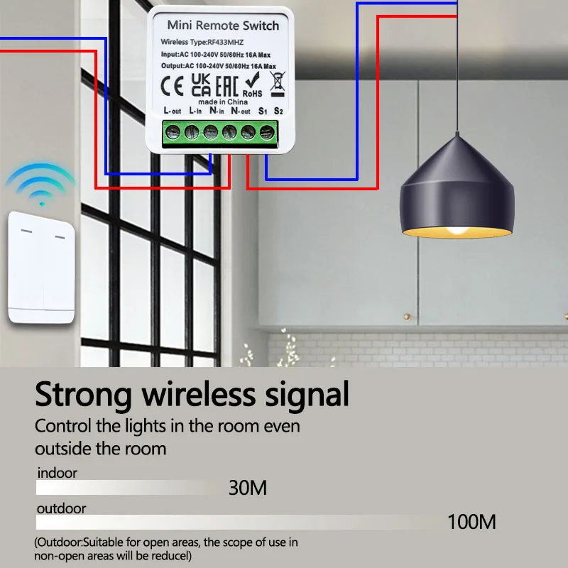 RF 433 MHz Smart DIY Wireless  – Diy Home Automation System Bewertung und Preis