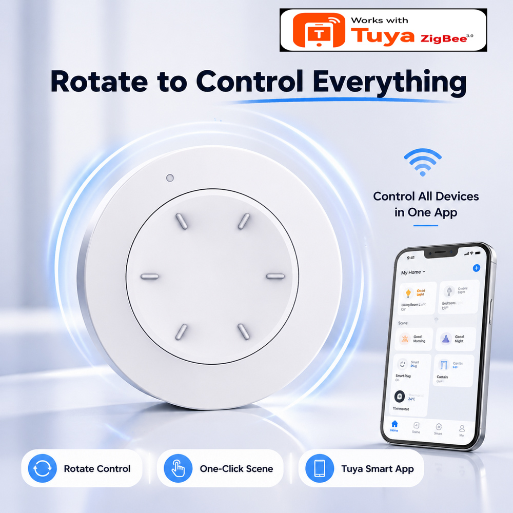 Intelligenter ZigBee-Drehschal – Home Automation Technology Bewertung und Preis