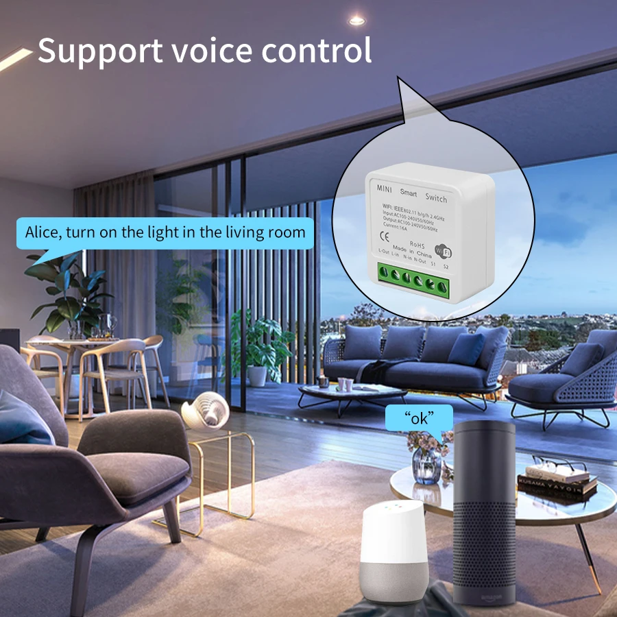 2-Wege Mini DIY Smart Switch T – Home Automation Diy Bewertung und Preis